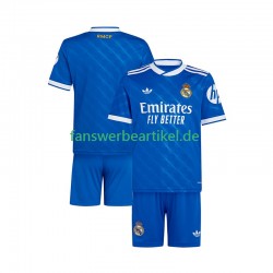 Trikot Real Madrid Kinder Ausweich ausrüstung 2025-2026 Kurzarm