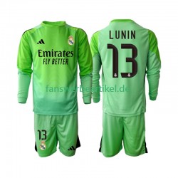 Andriy Lunin 13 Torwart Trikot Real Madrid Kinder Auswärtsausrüstung 2025-2026 Langarm