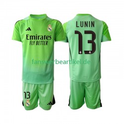Andriy Lunin 13 Torwart Trikot Real Madrid Kinder Auswärtsausrüstung 2025-2026 Kurzarm