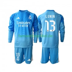 Andriy Lunin 13 Torwart Trikot Real Madrid Kinder Heimausrüstung 2025-2026 Langarm