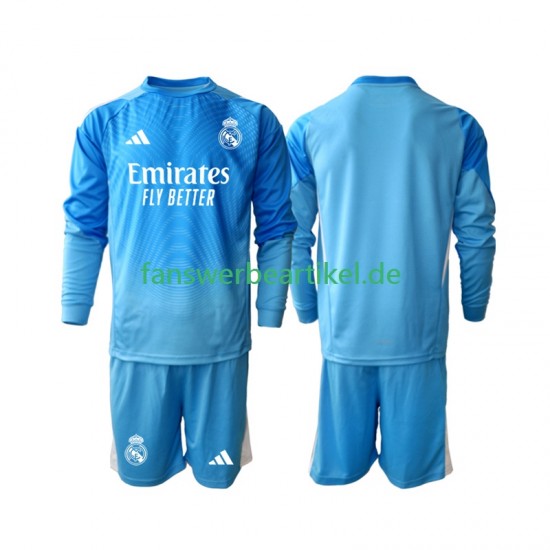 Torwart Trikot Real Madrid Kinder Heimausrüstung 2025-2026 Langarm