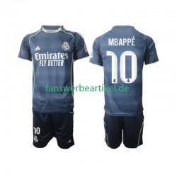 Kylian Mbappe 10 Trikot Real Madrid Kinder Auswärtsausrüstung 2025-2026 Kurzarm