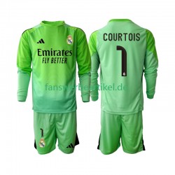 Thibaut Courtois 1 Trikot Real Madrid Kinder Auswärtsausrüstung 2025-2026 Langarm