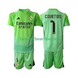 Thibaut Courtois 1 Trikot Real Madrid Kinder Auswärtsausrüstung 2025-2026 Kurzarm