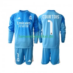 Thibaut Courtois 1 Trikot Real Madrid Kinder Heimausrüstung 2025-2026 Langarm