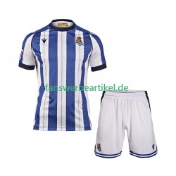 Trikot Real Sociedad Kinder Heimausrüstung 2025-2026 Kurzarm