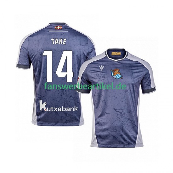Takef Kubo 14 Trikot USA Real Sociedad Herren Auswärtsausrüstung 2025-2026 Kurzarm