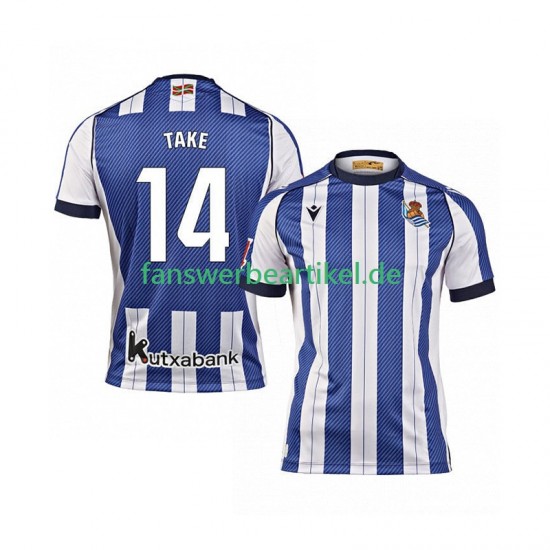 Takef Kubo 14 Trikot USA Real Sociedad Herren Heimausrüstung 2025-2026 Kurzarm