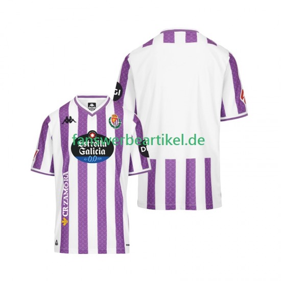 Trikot Real Valladolid Herren Heimausrüstung 2025-2026 Kurzarm