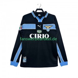 Retro 1998 Trikot Lazio Rom Herren Auswärtsausrüstung 1999 Langarm