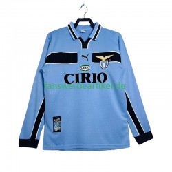 Retro 1998 Trikot Lazio Rom Herren Heimausrüstung 1999 Langarm