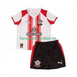 Trikot Southampton Kinder Heimausrüstung 2025-2026 Kurzarm