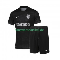 Trikot Sporting CP Kinder Auswärtsausrüstung 2025-2026 Kurzarm