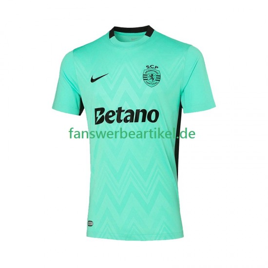 Trikot Sporting CP Herren Ausweich ausrüstung 2025-2026 Kurzarm