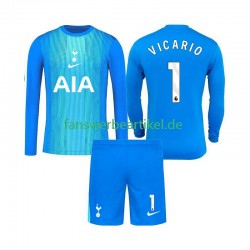 Guglielmo Vicario 1 Torwart Trikot Tottenham Hotspur Kinder Auswärtsausrüstung 2025-2026 Langarm