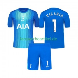 Guglielmo Vicario 1 Torwart Trikot Tottenham Hotspur Kinder Auswärtsausrüstung 2025-2026 Kurzarm