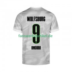 Mohamed Amoura 9 Trikot VfL Wolfsburg Herren Auswärtsausrüstung 2025-2026 Kurzarm