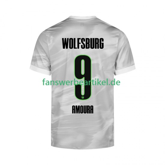 Mohamed Amoura 9 Trikot VfL Wolfsburg Herren Auswärtsausrüstung 2025-2026 Kurzarm