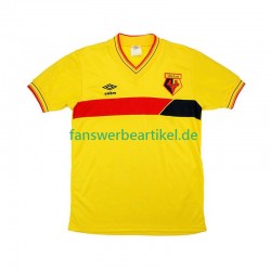 Retro 1985 Trikot Watford Herren Heimausrüstung Kurzarm