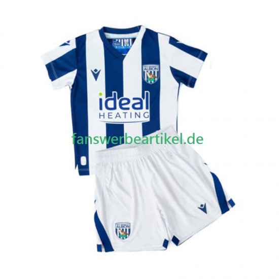 Trikot West Bromwich Albion Kinder Heimausrüstung 2025-2026 Kurzarm