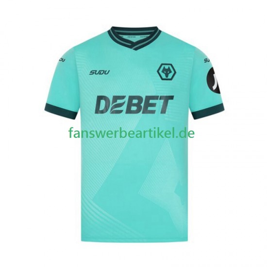Trikot Wolverhampton Wanderers Herren Auswärtsausrüstung 2025-2026 Kurzarm