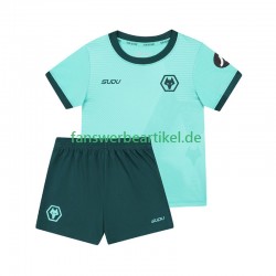 Trikot Wolverhampton Wanderers Kinder Auswärtsausrüstung 2025-2026 Kurzarm