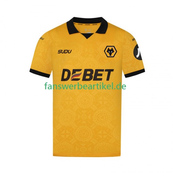 Trikot Wolverhampton Wanderers Herren Heimausrüstung 2025-2026 Kurzarm