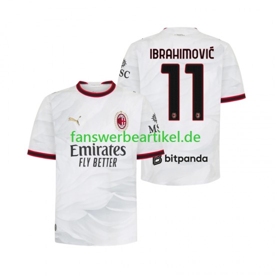 Ibrahimovic 11 Trikot AC Mailand Herren Auswärtsausrüstung 2026-2027 Kurzarm