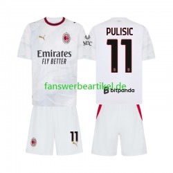 Pulisic 11 Trikot AC Mailand Kinder Auswärtsausrüstung 2026-2027 Kurzarm