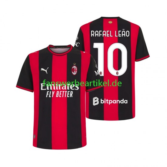 Rafael Leao 10 Trikot AC Mailand Herren Heimausrüstung 2026-2027 Kurzarm