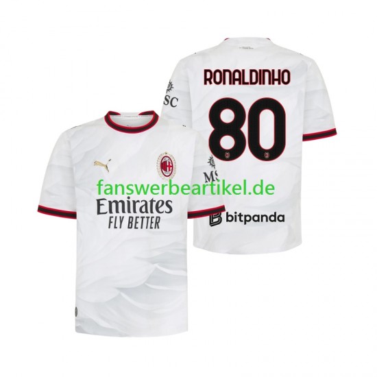 Ronaldinho 80 Trikot AC Mailand Herren Auswärtsausrüstung 2026-2027 Kurzarm