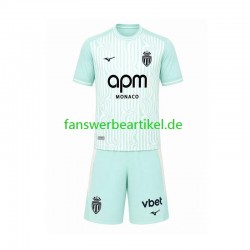 Trikot AS Monaco Kinder Ausweich ausrüstung 2026-2027 Kurzarm
