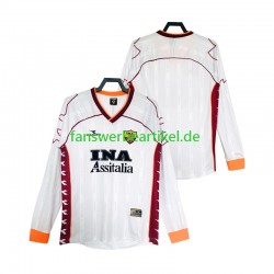 Retro 2000 Trikot AS Rom Herren Auswärtsausrüstung 1999 Langarm