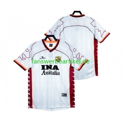 Retro 2000 Trikot AS Rom Herren Auswärtsausrüstung 1999 Kurzarm
