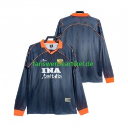 Retro 2000 Trikot AS Rom Herren Ausweich ausrüstung 1999 Langarm