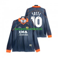 Totti 10 Retro 2000 Trikot AS Rom Herren Ausweich ausrüstung 1999 Langarm