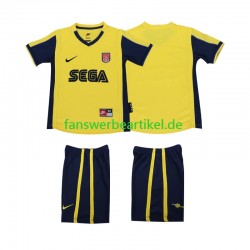 Retro 2000 2001 Trikot Arsenal Kinder Auswärtsausrüstung Kurzarm