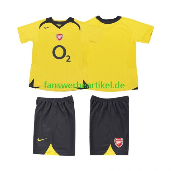 Retro 2005 Trikot Arsenal Kinder Auswärtsausrüstung 2006 Kurzarm