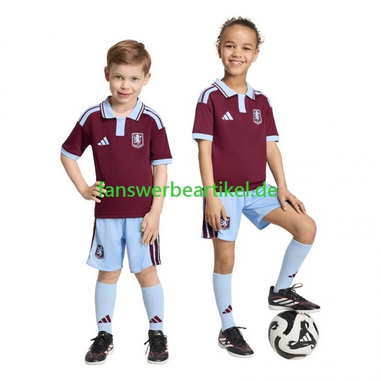 Trikot Aston Villa Kinder Heimausrüstung 2026-2027 Kurzarm