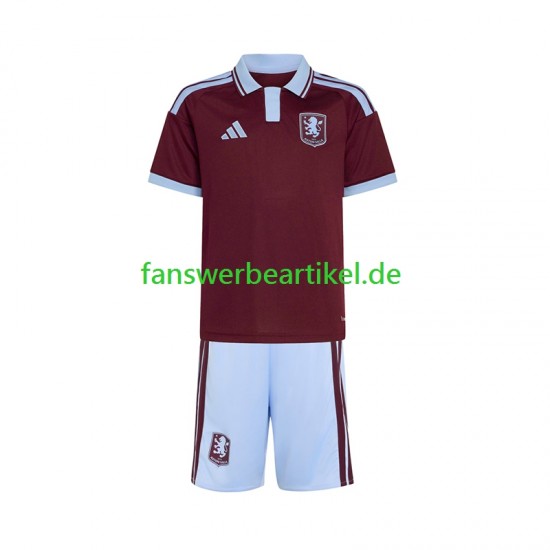 Trikot Aston Villa Kinder Heimausrüstung 2026-2027 Kurzarm