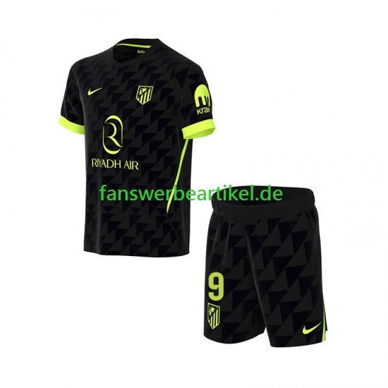 Alexander Sorloth 9 Trikot Atlético Madrid Kinder Auswärtsausrüstung 2026-2027 Kurzarm