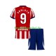 Alexander Sorloth 9 Trikot Atlético Madrid Kinder Heimausrüstung 2026-2027 Kurzarm