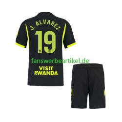 Julian Alvarez 19 Trikot Atlético Madrid Kinder Auswärtsausrüstung 2026-2027 Kurzarm