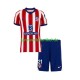 Obed Vargas 21 Trikot Atlético Madrid Kinder Heimausrüstung 2026-2027 Kurzarm