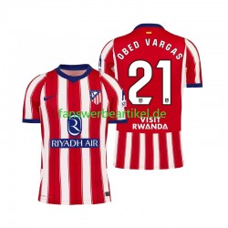 Obed Vargas 21 Trikot Atlético Madrid Herren Heimausrüstung 2026-2027 Kurzarm