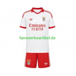 Trikot Benfica Kinder Auswärtsausrüstung 2026-2027 Kurzarm