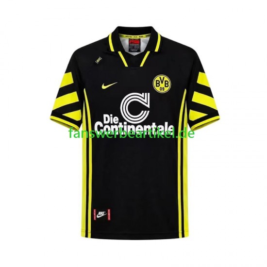 Retro 1996 Trikot Borussia Dortmund Herren Auswärtsausrüstung Kurzarm