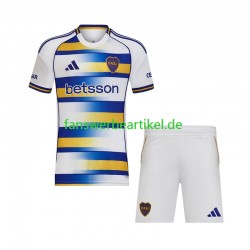 Trikot Boca Juniors Kinder Ausweich ausrüstung 2026-2027 Kurzarm