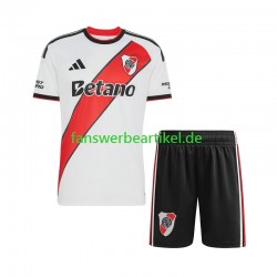Trikot River Plate Kinder Heimausrüstung 2026-2027 Kurzarm