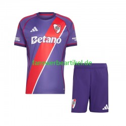 Trikot River Plate Kinder Ausweich ausrüstung 2026-2027 Kurzarm